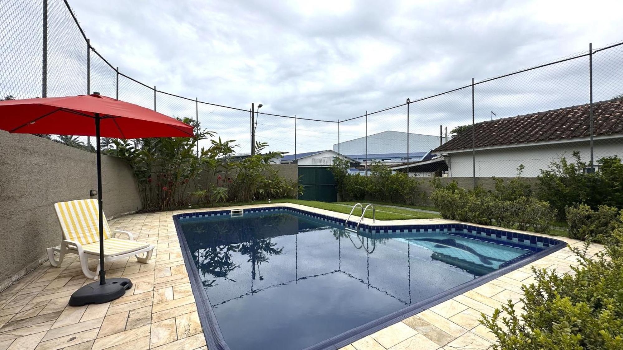 Casa C Piscina A 700M Da Praia De Caraguatatuba Sp מראה חיצוני תמונה